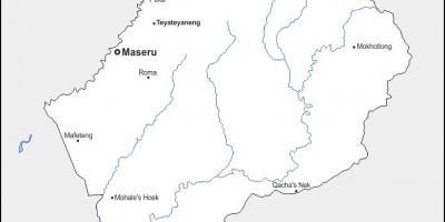 რუკა maputsoe ლესოტო