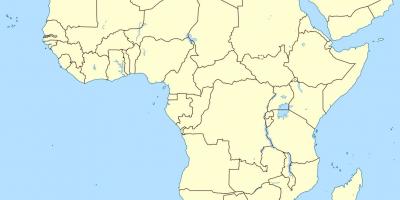 ლესოტო აფრიკის რუკა